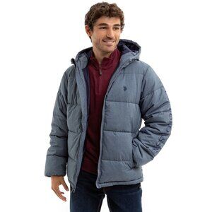 U.S. Polo ADGJLssn. Men's Puffer Jacket, size L